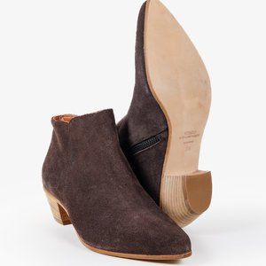 Woman by Common Projects Brown Suede Ankle Boots